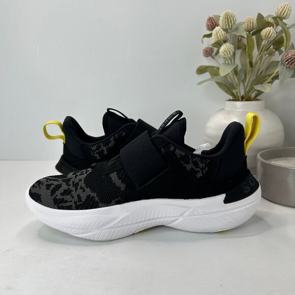 SOREL Explorer Blitz Stride Strap Black Knit Sneakers Women's 8.5 NWOB FLAW - Picture 6 of 11